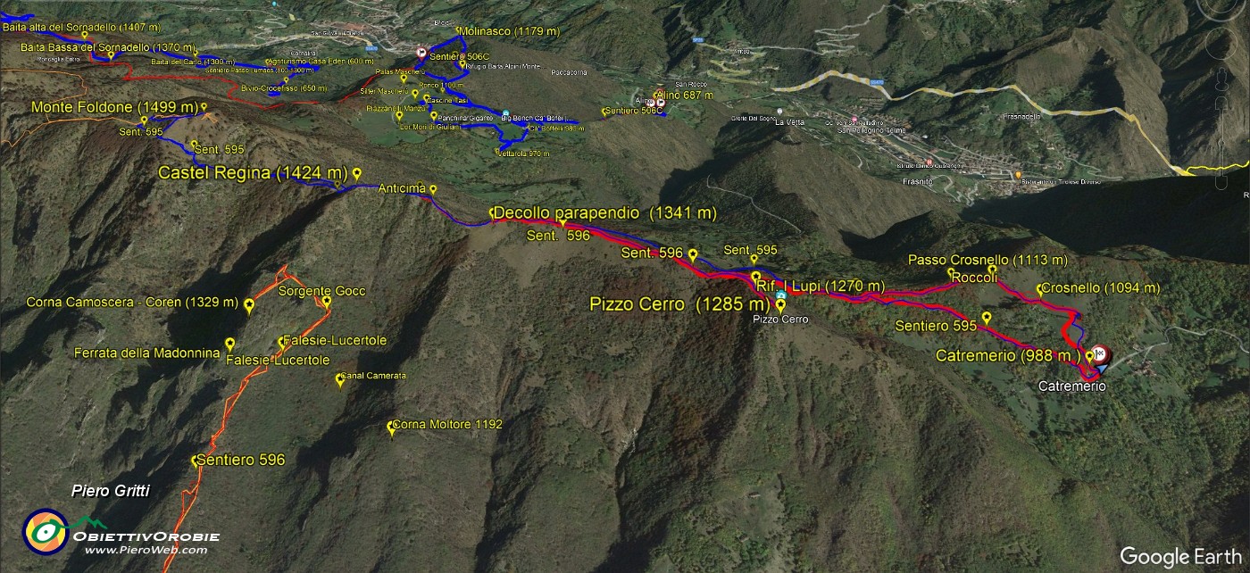 06 Immagine tracciato GPS-Roccoli-Castel Regina (decollo parapendio) - Pizzo Cerro-8nov23.jpg